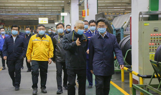 河南焦作市委副書記、市長李亦博，市委常委、常務副市長郭鵬等進行現(xiàn)場調(diào)研